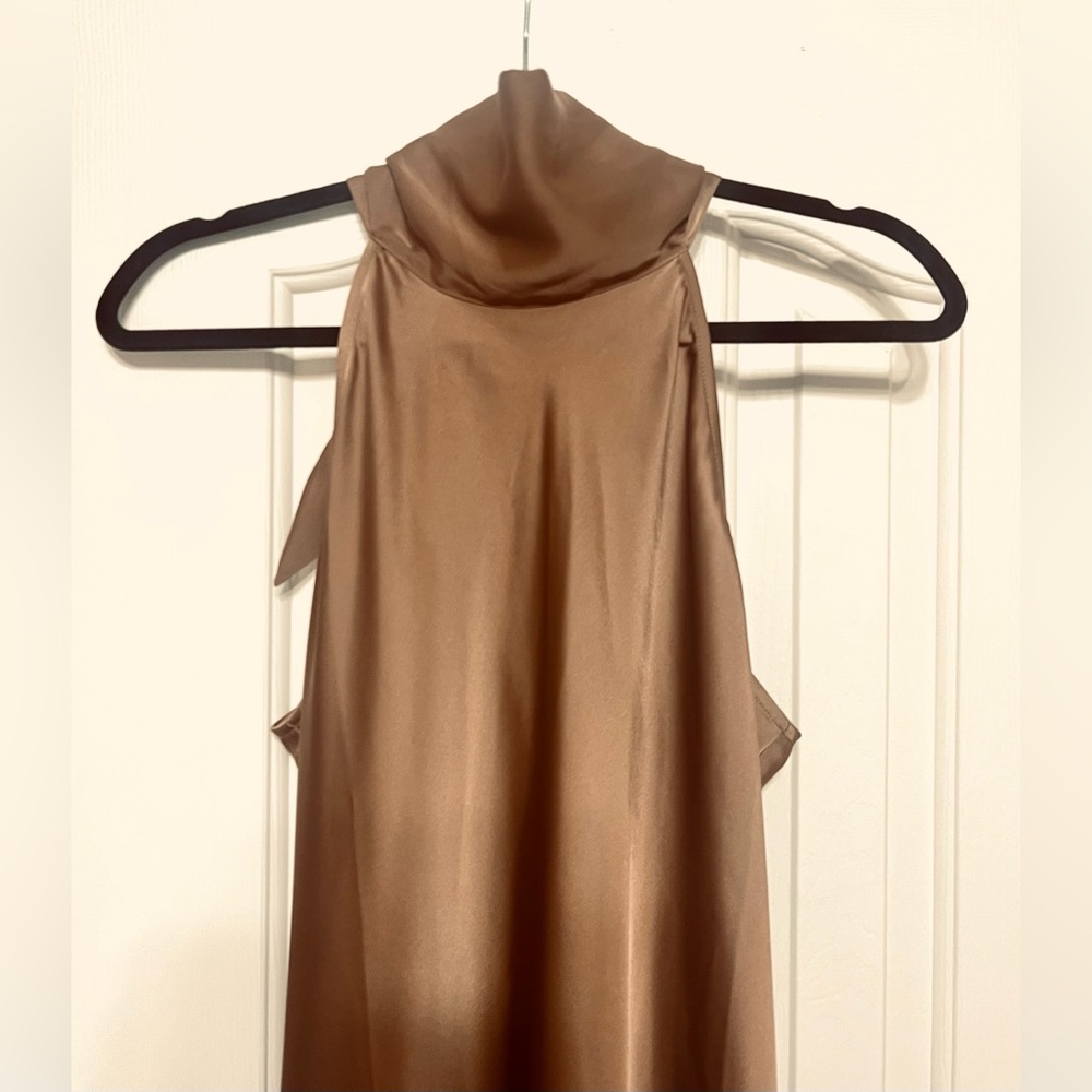 NEW Elegant Banana Republic Dark Caramel Dress - Picture 3 of 7